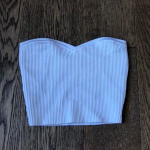 aritzia ribbed tube top